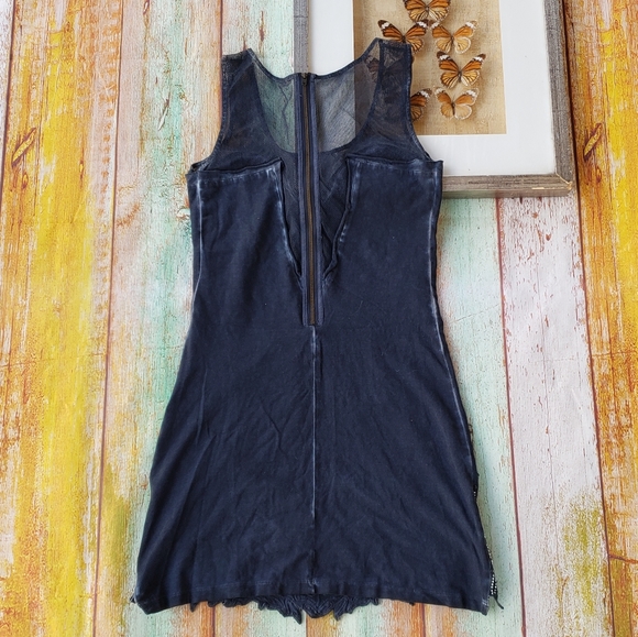 Free People Ice Ice Baby' Embellished Denim Dress - Picture 6 of 8